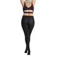 thumbnail image 3 of Gustave Fleece Lined Opaque Tights for Women Plus Size Control Top Pantyhose Winter Warm High Waisted Footed Tights Leggings - Black, 3 of 10