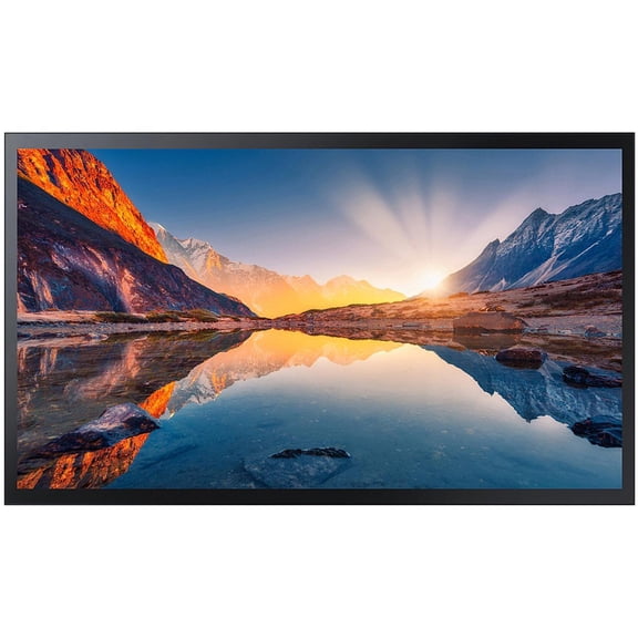 Samsung QM32R-T signage display Digital signage flat panel 32" LED Wi-Fi 300 cd/mÂ² Full HD Black Touchscreen Built-in processor Tizen 4.0 16/7