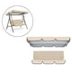 thumbnail image 5 of Juego de Cojines para Columpio de Patio Columpios asientos toldos Accesorios para Muebles Exteriores Beige shamjiam Toldo abatible, 5 of 7
