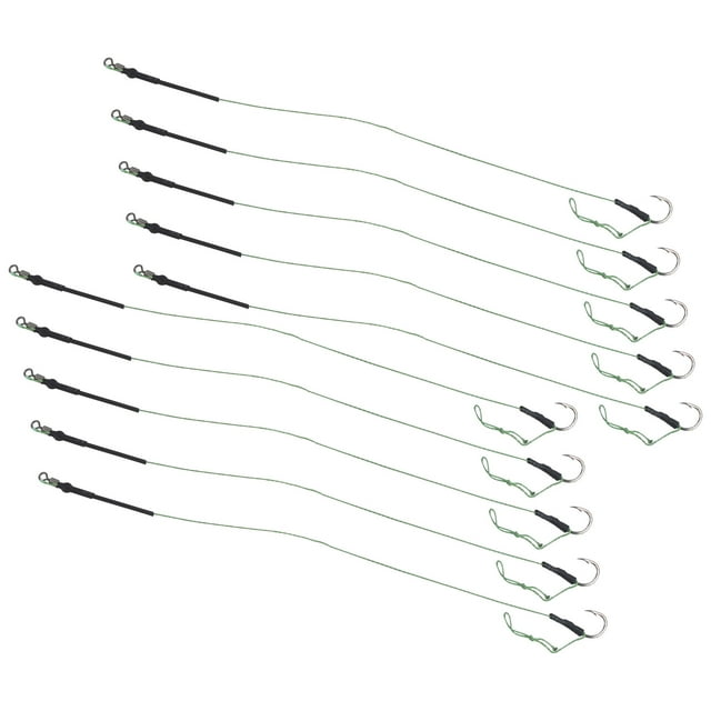 Fishing Hair Rigs, 5 Set Metal Sharpness Accessory Fishing Hook Rigs for Outdoor Fishing for Floating Fishing for Fishing Enthusiast for Pellets Meat, Corn 7#,8#,9#,10#