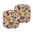 thumbnail image 4 of KUIFORTI Highland Cow Car Sun Shade Windshield Foldable Sunshades&nbsp;for SUV Trucks Sedan, Car Window Covers, Blocks Uv Rays Visor Shield Cover Keep Your Vehicle Cool, 4 of 5
