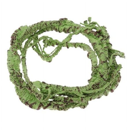 110cm/3.6ft Long Artificial Ivy Vine for Reptile Amphibian Green Simulation Plants Pet House Decor Jungle Habitat