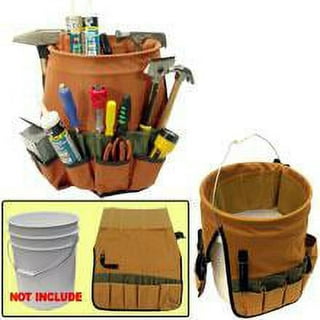 WilFiks Bucket Tool Organizer, Multi Purpose Exterior Hanging 5 Gallon Tool  Bucket Caddy With 51 Pockets, Waterproof 600D Polyester Tool Bag Organizer