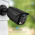 thumbnail image 4 of Amcrest 4K IP PoE AI Camera UltraHD 8MP Security Outdoor Camera, FOV 129°, 49ft Color Nightvision, Human & Vehicle Detection, IP67 Weatherproof, 4K (3840x2160) @15fps, Black, IP8M-2796EB-AI, 4 of 9