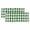 White Dark Green, variant on 2 Panels Green White Buffalo Check Valance for Windows, Farmhouse Plaid Modern Geometric Light Filtering Kitchen Curtains, Rod Pocket Window Treatment Curtain Valances for Living Room, 42"x12"