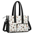 thumbnail image 2 of Teacher Tote Bag,Forest Fairy Princess Pattern Teacher Utility Tote Bag,Large Work Tote Bags for Women with Multiple Pockets,Top Zipper Closure,13.8x10.6x6.7 Inch, 2 of 5