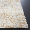 thumbnail image 3 of SAFAVIEH Berber Shag Torvald Abstract Area Rug, Ivory/Light Gold, 10' x 14', 3 of 8