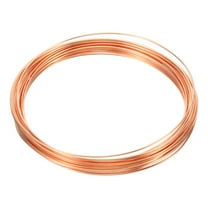 Uxcell Soft Copper Wire, 20Gauge/0.8mm Diameter 7m/22.96ft Spool Craft Wire