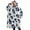 White and Blue-2, variant on Oversized Wearable Blanket Hoodie,White and Black Of Leopard Print Sherpa Blanket Hoodie with Super Pockets,Super Warm Fuzzy Pullover for Women & Men