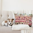 thumbnail image 4 of Ambesonne Flamingo Throw Pillow Cover 2 Pack, Tropical Birds Funny Beach, 18", Pink Beige and Pale Sky Blue, 4 of 7