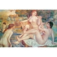thumbnail image 3 of Renoir, Pierre-Auguste 24x17 Black Modern Framed Museum Art Print Titled - Large Bathers, 3 of 5