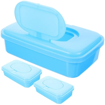 OFFIGAM 3Pcs Compact Reusable Wipe Holder for Bedroom and Travel Convenience