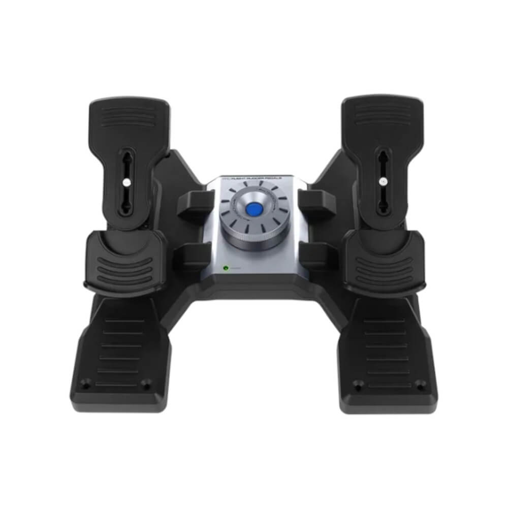 Saitek Pro Flight Rudder Pedals for PC - Cable - USB - PC - image 2 of 4