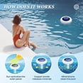 thumbnail image 3 of Solar Pool Cleaner Floating Water Cleaner and Purifier,Solar Powered Up to 35,000 Gal,for  and Salt Water Pools, 3 of 7