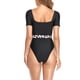 thumbnail image 4 of Traje de baño de piscina, Traje de baño de una pieza Traje de baño de una pieza cuadrado Traje de baño de una pieza de manga corta True Excellence, 4 of 6