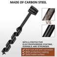 thumbnail image 3 of Hand Drill Carbon Steel Manual Auger Drill Portable Manual Survival Drill Bit Self-tapping Survival Wood Punch Tool, 3 of 5