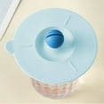 thumbnail image 4 of Silicone Cup Lid Cover Leakproof & Heat Tolerant Fits 14cm Mugs & Drinkware Blue or Flexible Grip for Ceramic,Glass & Plastic Cups, 4 of 6