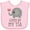 AD-Pink, variant on Inktastic Tia Loves Me Baby Elephant Boys or Girls Baby Bib