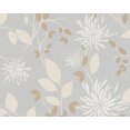 thumbnail image 1 of Hollywood - Graphical Retro Floral Trails Vintage Grey Wallpaper Roll, 1 of 1