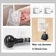 thumbnail image 4 of 16PCS Soporte de Barra de Cortina Autoadhesivo Sin Taladro Barras de Cortina Soportes Ajustables Sin Clavos de Almacenamiento Abrazadera, 4 of 5