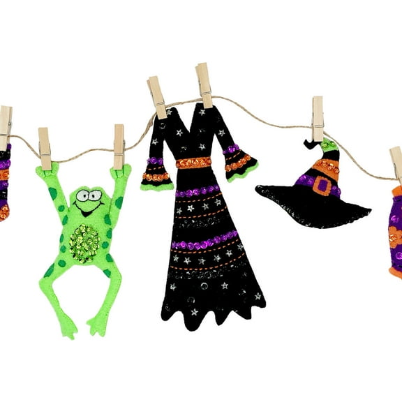 Witch's Washables Felt Garland Kit by MerryStockings