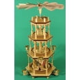 thumbnail image 6 of German christmas pyramid Nativity scene, 3-tier, height 54 cm / 21 inch, natural, original Erzgebirge by Richard Glaesser Seiffen, 6 of 6