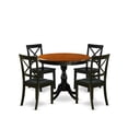 thumbnail image 6 of Naturally Nice 5-Piece Round Table Set Contains a Dinner Table and 4 Dining Room Chairs with, 6 of 6