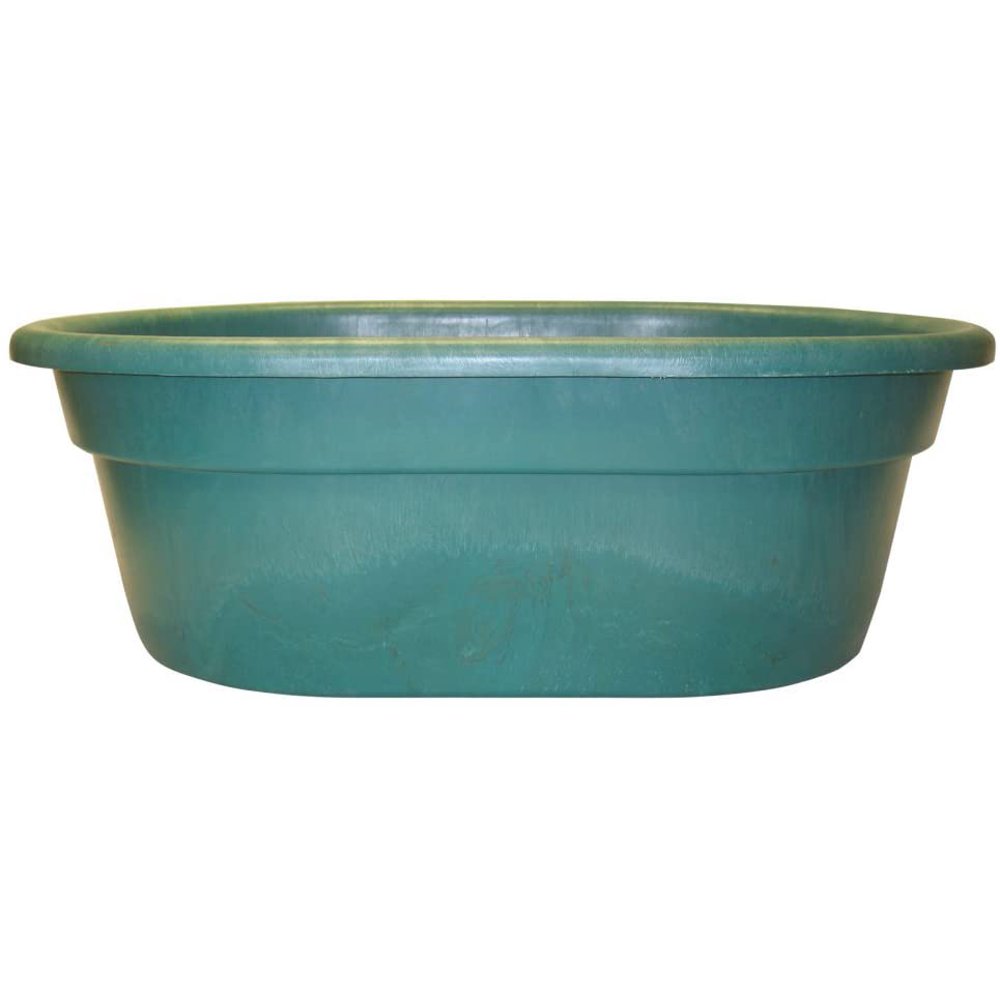 High Country Plastics 30 Gallon Aqua Stock Tank