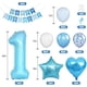 thumbnail image 2 of Kit de globos de cumpleaños azul para primer cumpleaños, 24 unidades con lámina de 40 cm, #1, 2 of 2
