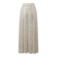 thumbnail image 4 of New Summer Women's Bodycon Sequin Glitter Long Skirt High Waist for Night Out and Party, 4 of 8