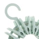 thumbnail image 4 of Estante de perchas 24 clip de plástico ropa calcetín de almacenamiento rack ahorrador verde, 4 of 9