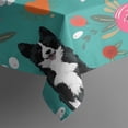 thumbnail image 5 of Border Collie Dog and Flower Florals Square Tablecloth,Waterproof Square Table Cover,Wipeable Spillproof Washable Table Cover for Home Kitchen Party Decor 52"x52"(132x132cm), 5 of 6