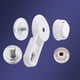 thumbnail image 5 of Portarrollos de papel higiénico con ventosa para pared, organizador de rollos de papel para cocina y baño (blanco), 5 of 7