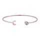 thumbnail image 1 of Pulsera Mujer Inicial Letra LuckyLy, Acero Inoxidable y Zirconia Cúbica, Modelo Sonia rosa UNITALLA, 1 of 8