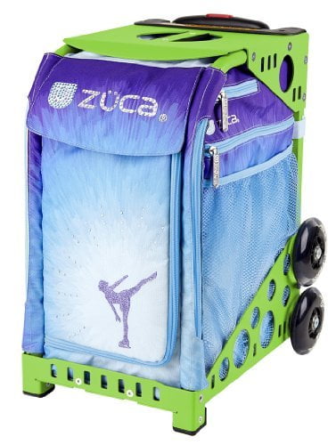 ZUCA Ice Dreamz Sport Insert Bag and Purple Frame with Built-in Seat and Flashing Wheels