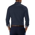 thumbnail image 4 of Iaqnaocc Mens Dress Shirts Long Sleeve Button Up Casual Formal Stretch Wrinkle Free Big and Tall Shirts for Men Dark Blue XL, 4 of 4