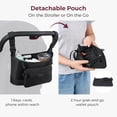 thumbnail image 4 of Organizador para cochecito Momcozy con portabiberones aislados, 4 of 7