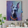 thumbnail image 4 of Great Dane Oil Painting Canvas Wall Art, Dog Portrait Print for Living Room Bedroom Office Hallway Dining Room Home Decor, 4 of 8