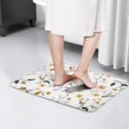 thumbnail image 4 of Pioneer Flower Floral Print Flannel Non Slip Door Rugs,Washable Door Mats Indoor,Decorative Door Mats,Dirt-Resistant and Absorbent Doormat for Entrance,Bedroom,Kitchen,Bathroom,31.5"x17", 4 of 4
