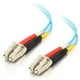 C2G / Cables To Go 21607 10 GB LC-LC 50/125 OM3 Duplex Multimode PVC Fibre Optique (8 Mètres, Aqua) – image 3 sur 11