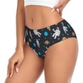 thumbnail image 2 of Fotbe Space Calzones Estampados para Mujer – Ropa Interior de Algodón, Cómoda, Suave y Elástica-Large, 2 of 6
