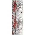 thumbnail image 2 of SAFAVIEH Adirondack Ladonna Abstract Runner Rug, Orange/Grey, 2'6" x 8', 2 of 3