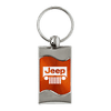 Au-TOMOTIVE GOLD Jeep Grill Rectangular Wave Orange Key Fob