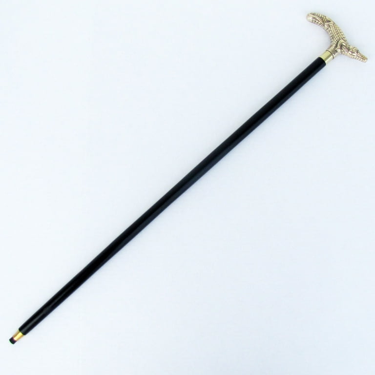 Solid Brass Gator/Croc Cane Solid Brass Gator/Croc Cane