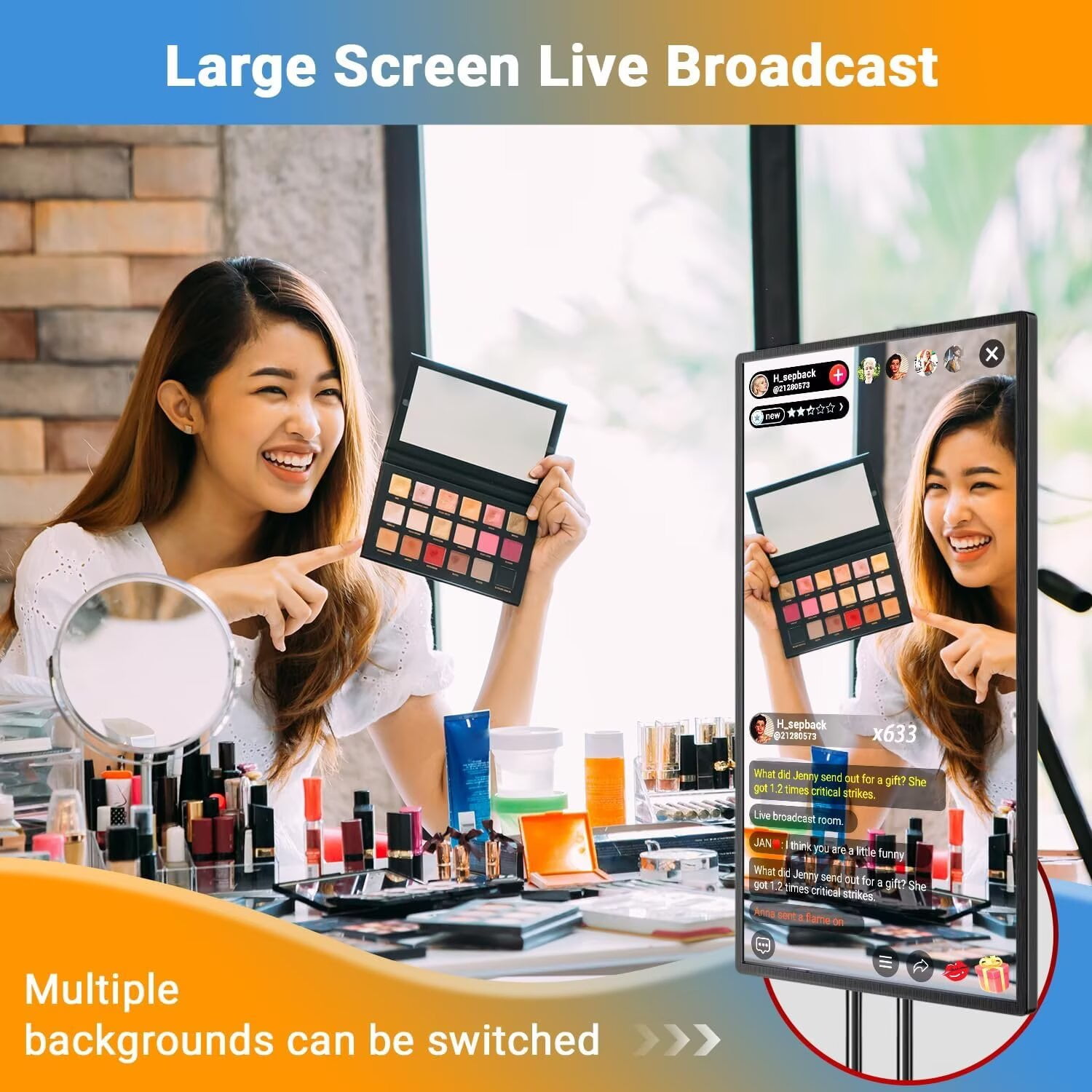 BELNET High Definition 49 Inch Smart TV, 4K LED, HDR, Flat Screen, Large Screen TV