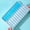 Blue, variant on Byujiro 11-Cavity Long Cylinder Ice Stick Silicone Freeze Tray Slim Ice Column Mould for Water Bottles, Sports Drinks & Cocktails, Stackable Fridge Accessory for Summer Cold Beverage Prep
