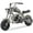 Gary, variant on QEASET Gas Mini Chopper Bike, 49.4 CC 2-Stroke Dirt Bike with Big Headlight, Rear Shock Absorber, Metal Frame, Disc Brakes, Max Load 165Lbs, Up to 20Mph, Gary