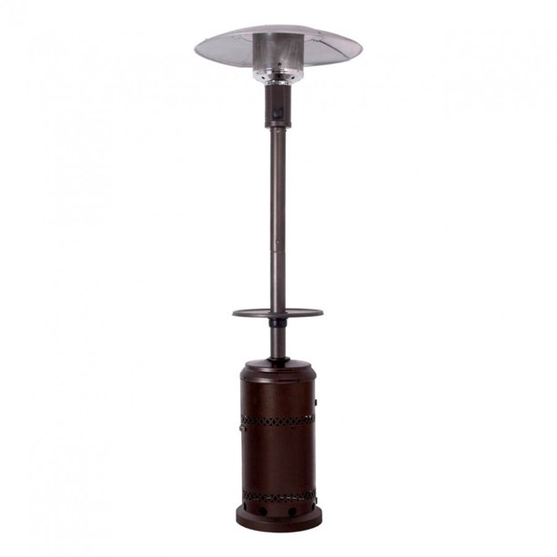 Outdoor Propane Patio Heater Hammertone Bronze 40,000 BTU