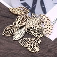 thumbnail image 4 of CHICHUMID Wood Cutouts Unfinished Leaf Shape Assorted Color 50Pcs 1.97X0.98X0.12in, 4 of 8
