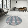 thumbnail image 3 of Ahgly Company Indoor Rectangle Patterned Gray Novelty Area Rugs, 7' x 9', 3 of 6